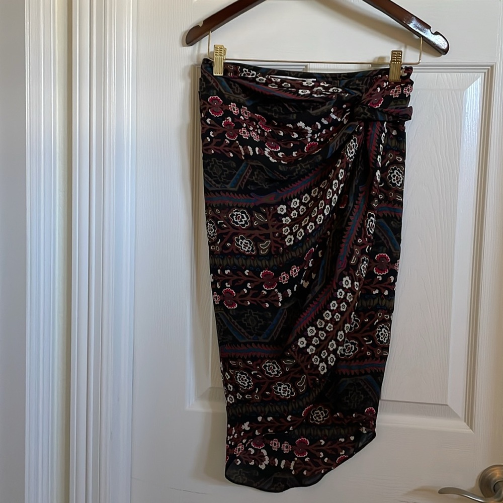 Veronica Beard Multicolor Asymmetrical Skirt